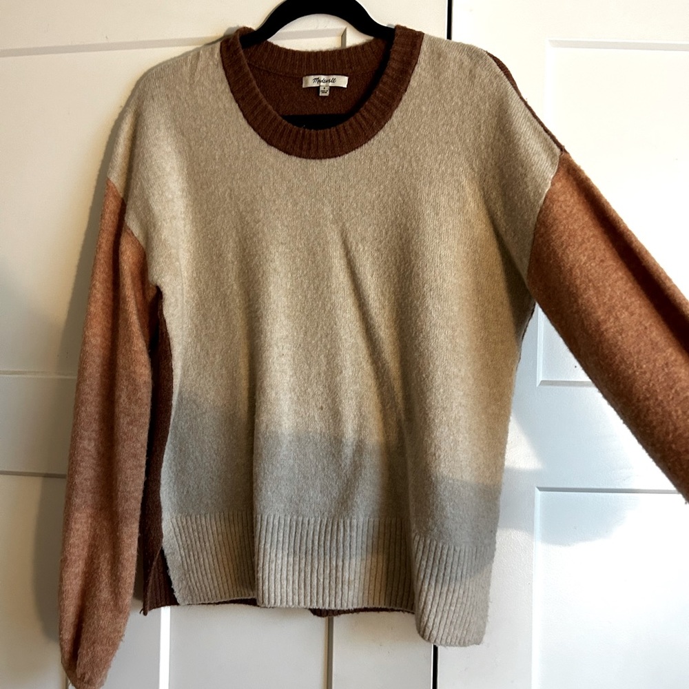 Madewell Color Block Sweater